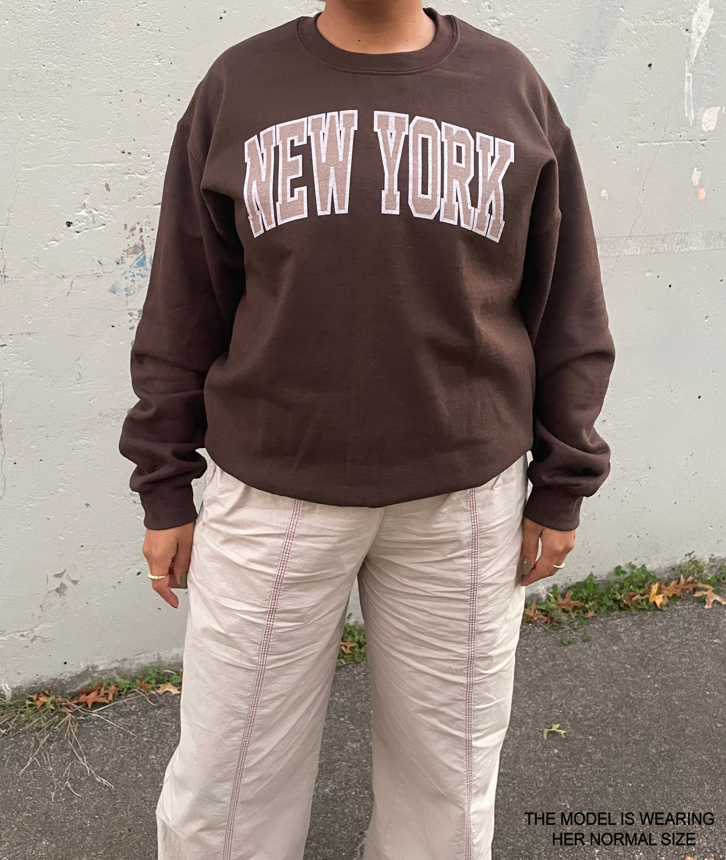 Vintage Nike Crewneck Brown - Etsy