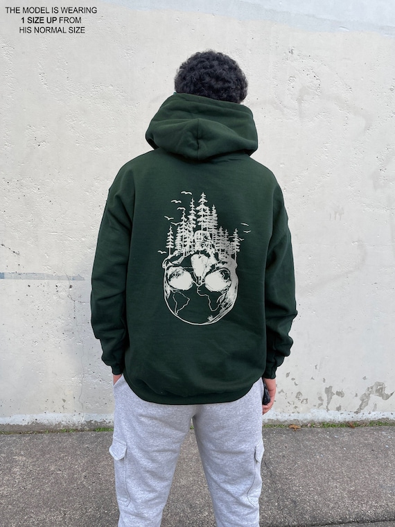 Goth Hoodie Nature Hoodie Cottagecore Hoodie Mens Skull Skeleton Hoodie Granola Girl Mountain Hoodie Fairycore Clothing Goblincore Clothing