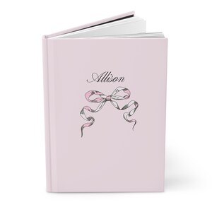 Coquette Personalized Diary Custom Journal Coquette Room Decor Anxiety