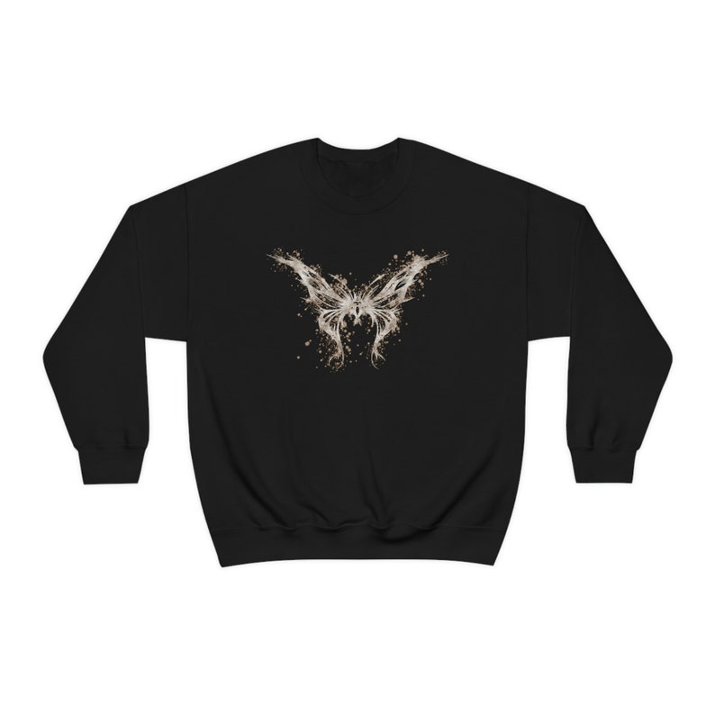 Fada grunge goblincore roupas y2k moda fairycore roupas escuro cottagecore y2k moletom goth grunge emo punk roupas góticas imagem 6