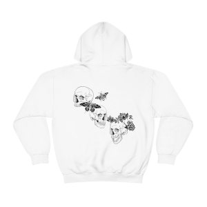Goth Hoodie Skull Hoodie Gothic Hoodie Grunge Hoodie Skeleton Hoodie Plus Size Goth Y2k Hoodie Goth Clothes Edgy Hoodie Gothic Clothes image 6