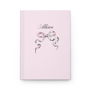 Coquette Personalized Diary Custom Journal Coquette Room Decor Anxiety