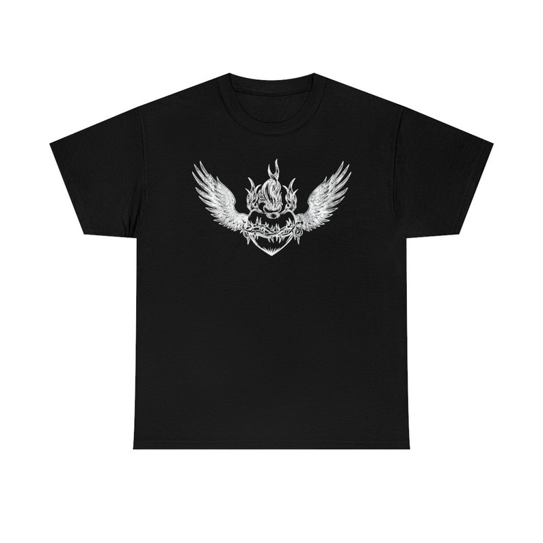 Gothic Clothes Fairy Grunge Fairycore Emo Clothes Goth Clothes Angelcore Shirt Plus Size Goth Y2k Oversized Shirt Y2k Fashion Punk Clothes image 5