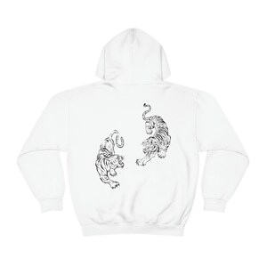 Oversized Hoodie Tiger Hoodie Vintage Hoodie Aesthetic Hoodie y2k Hoodie Preppy Hoodie Graphic Hoodies Cute Hoodies Streetwear Hoodie image 7