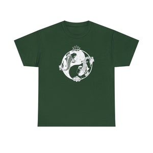 Koi Fish Shirt Oversized Shirt Japanese Shirt Edgy Graphic Tee Japanese Streetwear Alt Clothing Grunge Clothes Goth Clothes Plus Size Goth image 4