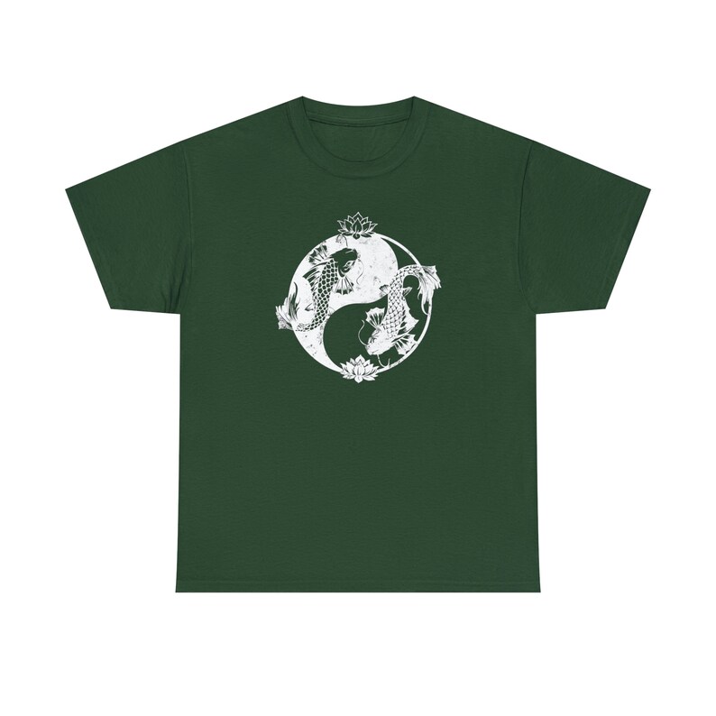 Koi Fish Shirt Oversized Shirt Japanese Shirt Edgy Graphic Tee Japanese Streetwear Alt Clothing Grunge Clothes Goth Clothes Plus Size Goth image 4
