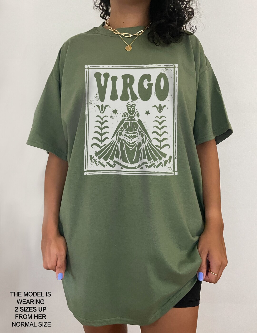 Buy Virgo Shirt Zodiac Tee Virgo Birthday Gift Astrology Clothing Trendy  Vintage Oversized Tshirt Indie Cothes Aesthetic Alt Clothing Tarot Card