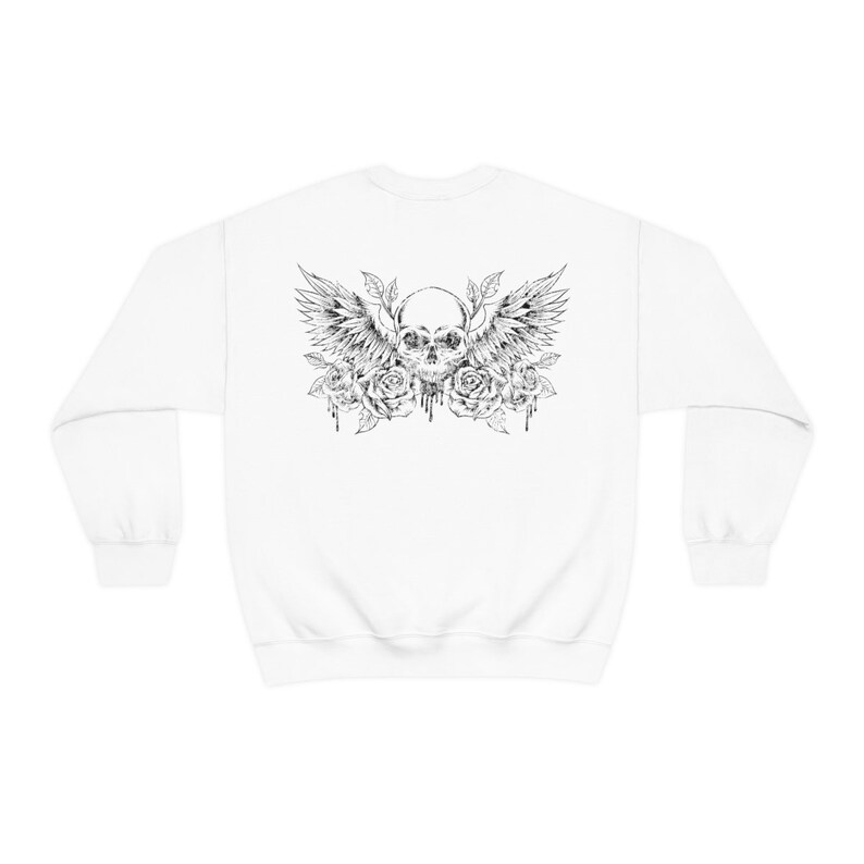 Gothic Clothes Fairy Grunge Fairycore Emo Goth Clothes Skeleton Sweater Plus Size Goth Sweatshirt Y2k Oversized Sweatshirt Punk Clothes image 5