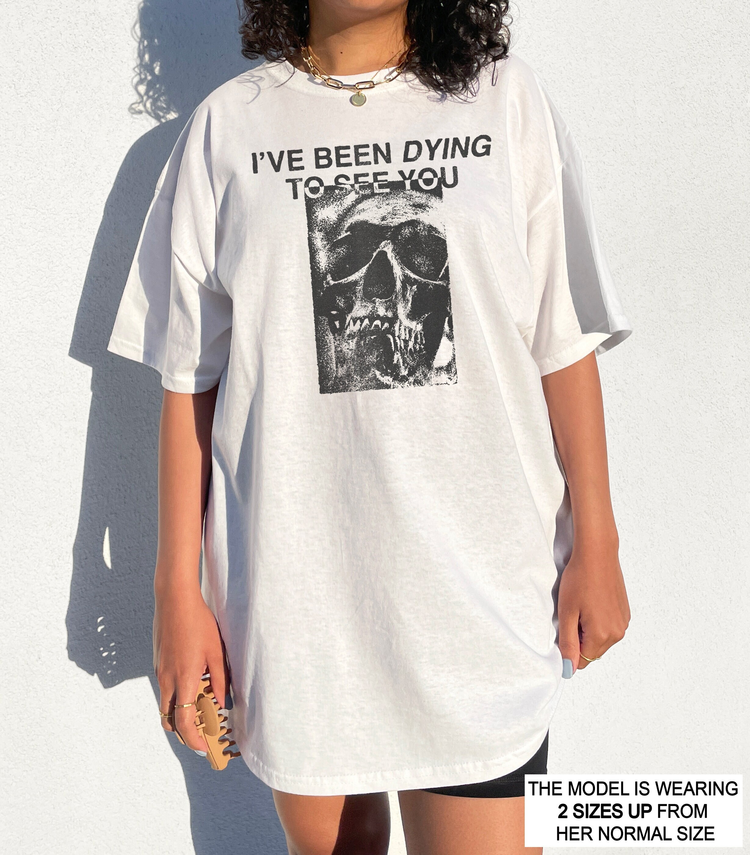 Oversized Goth Skeleton Tee Skull Graphic Tee Gothic Clothes Oversized Goth Skeleton Tee Skull Graphic Tee Gothic Clothes