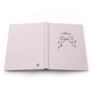 Coquette Personalized Diary Custom Journal Coquette Room Decor Anxiety