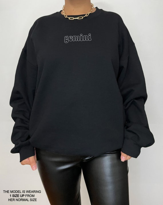 Gemini Sweatshirt Gemini Sweater Gemini Crewneck Gemini Gifts Birthday Gifts for Gemini Gift Ideas Zodiac Sign Gift Astrology Sweatshirt