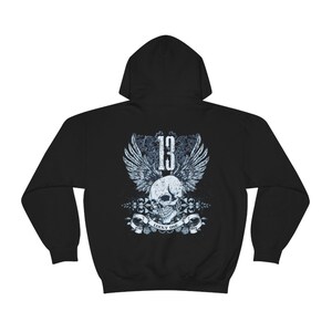 Goth Hoodie Brown Hoodie Skull Hoodie Gothic Hoodie Skeleton Hoodie Plus Size Goth Oversized Vintage Y2k Hoodie Romantic Soft Goth Grunge image 7