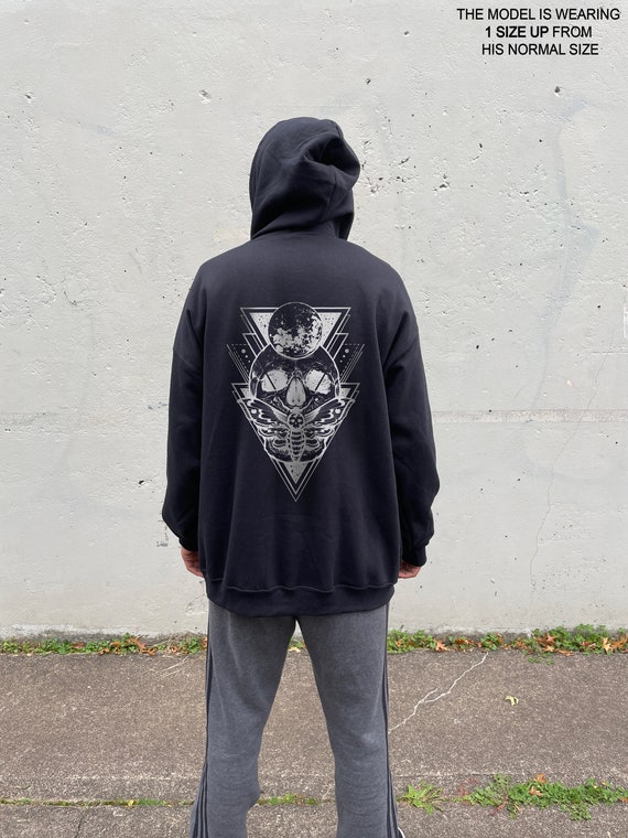 Goth Hoodie Skeleton Hoodie Grunge Hoodie Gothic Clothes Skull Hoodie Plus Size Goth Gothic Hoodie Y2k Hoodie Goth Clothes Edgy Hoodie