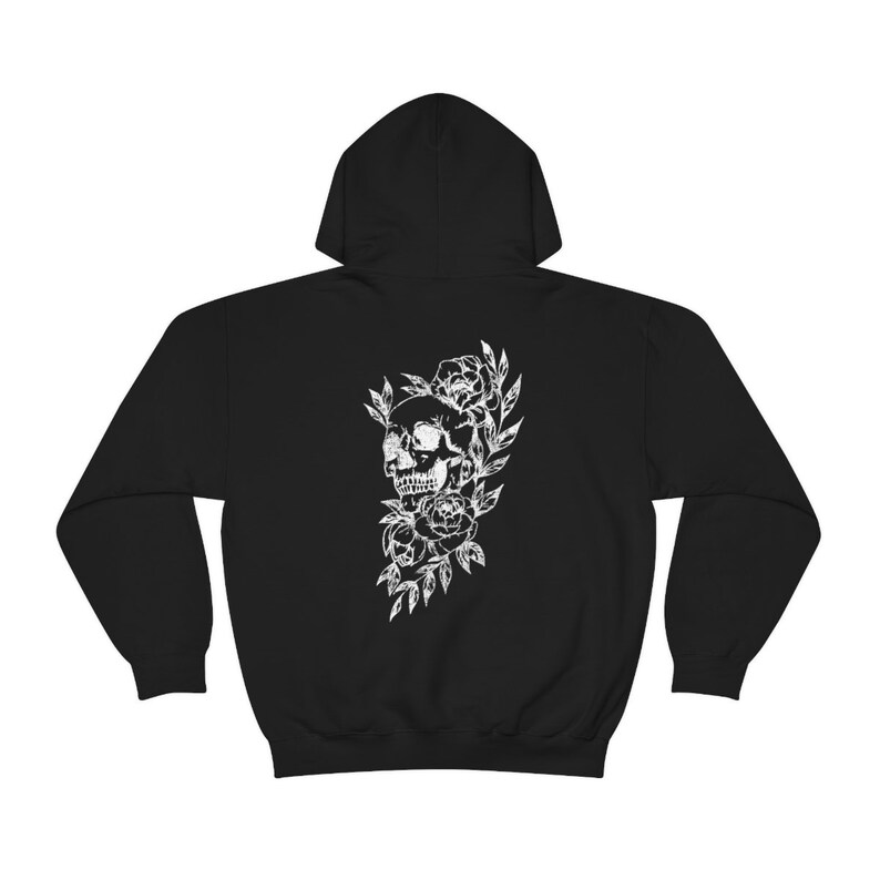 Goth Hoodie Skeleton Hoodie Skull Hoodie Plus Size Goth Gothic Hoodie Y2k Hoodie Romantic Soft Goth Clothes Grunge Hoodie Gothic Clothes imagen 5