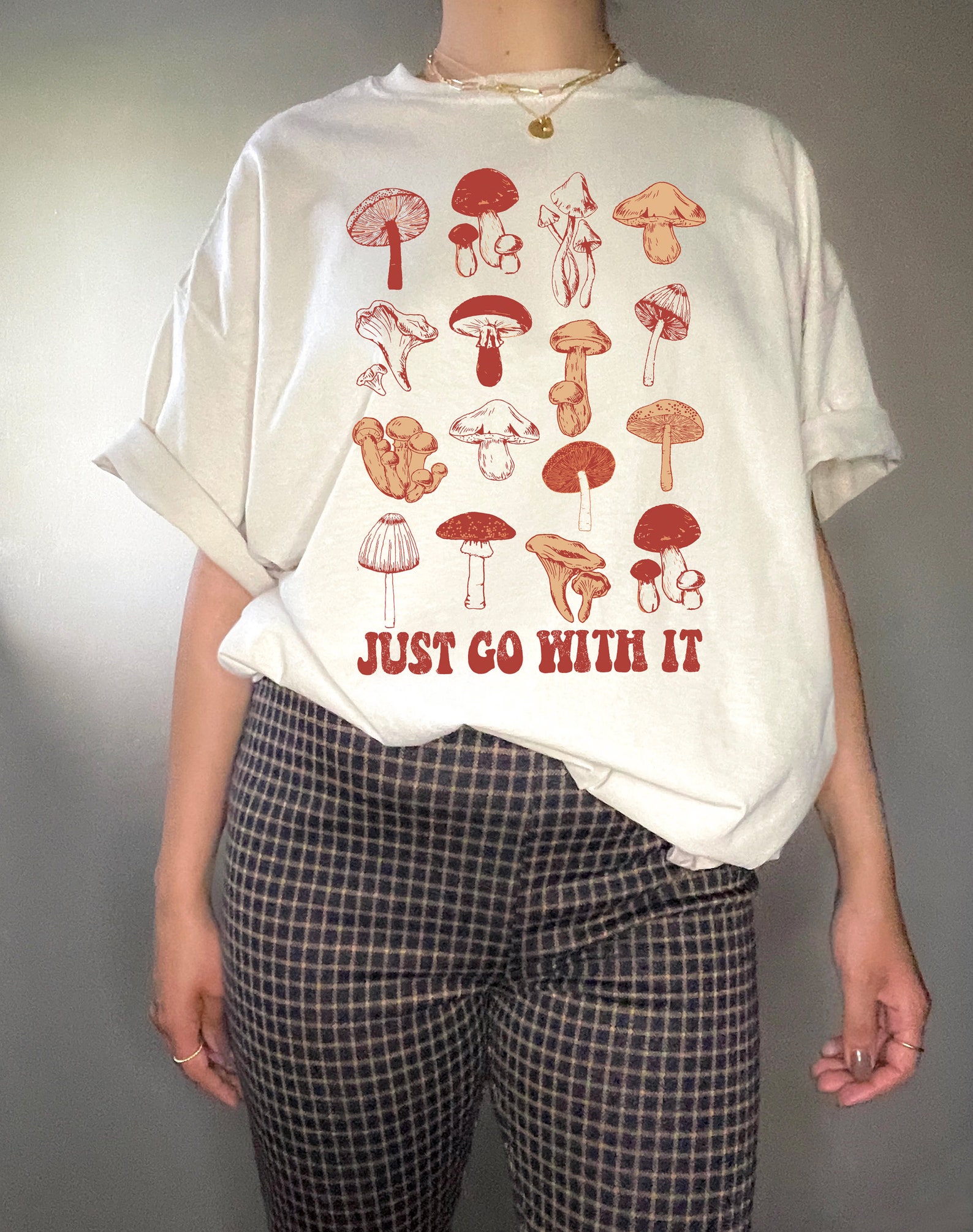 Mushroom Shirt Botanical Aesthetic Clothing Magic Mushroom t Etsy