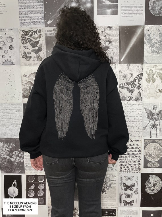 Y2k Hoodie Goth Hoodie Grunge Hoodie Alt Hoodie Plus Size Goth Streetwear Hoodie Gothic Hoodie Goth Clothes Edgy Hoodie Gothic Clothes