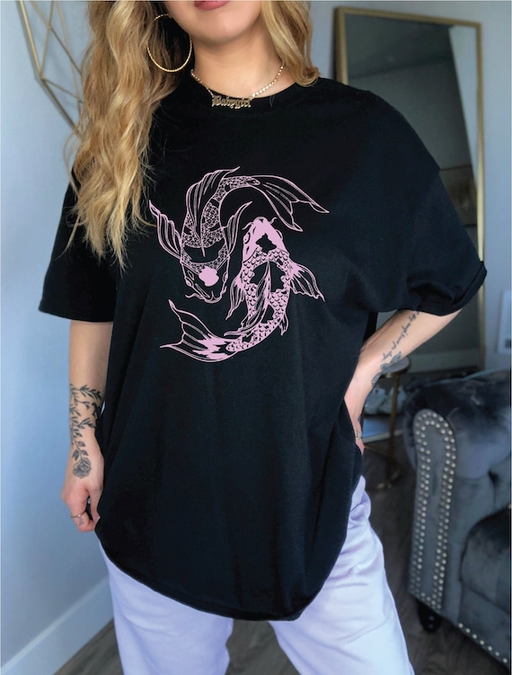 Koi Fish Aesthetic Shirt E Girl Clothing Edgy Clothing Pastel Goth