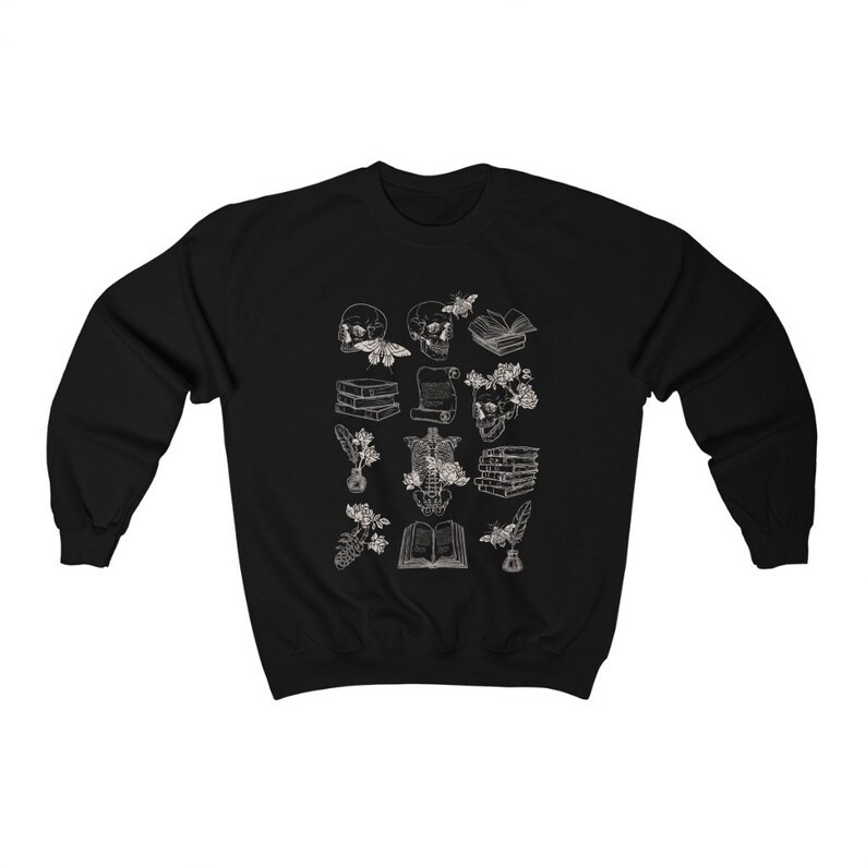 Dark academia sweatshirt