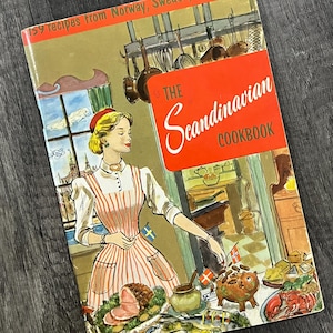 1956 The Scandinavian Cookbook by Culinary Arts Institute 159 Traditional Recipes Vintage Cook Book A