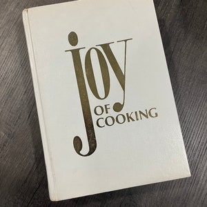 1975 The Joy of Cooking Bobbs-Merrill Co. 23rd Print 1981 Vintage Cookbook Irma Rombauer Cook Book Recipes E12