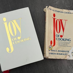 1975 The Joy of Cooking 1st Print Bobbs-Merrill Co. Vintage Cookbook Irma Rombauer Cook Book Recipes 7 Vintage Recipes