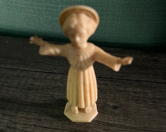 Jesus Statue Vintage Catholic Child Jesus Molded Plastic Resin Figurine Figure Religious