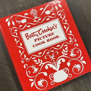 Betty Crocker&#39;s Picture Cook Book 1950 1998 Facsimile Edition Cookbook Vintage Cookbook Recipes Binder Gift Quality