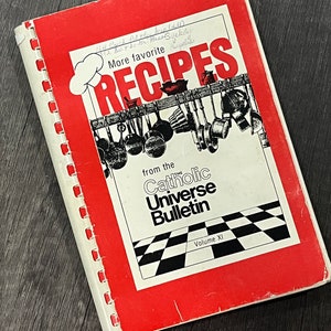 1982 Catholic Universe Bulletin Recipes Cookbook Ethnic Vol XI Czech Hungarian Polish Slovak Cooking