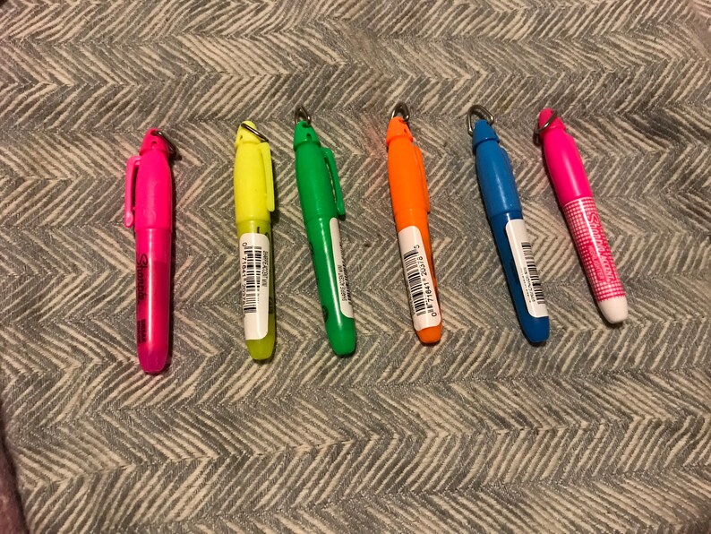 Mini sharpie highlighter and pen nurse Etsy