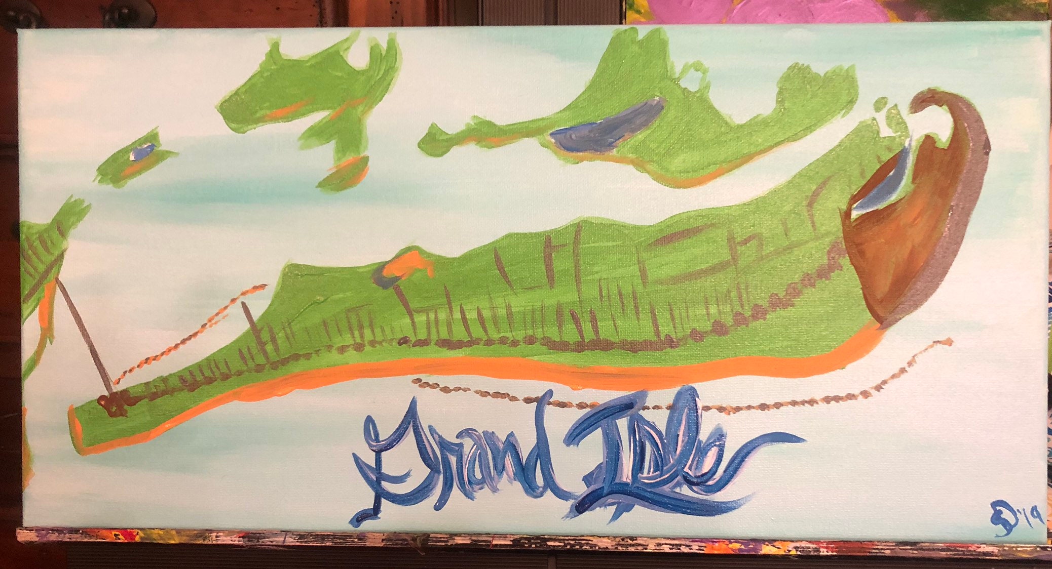 The Grand Isle map Etsy