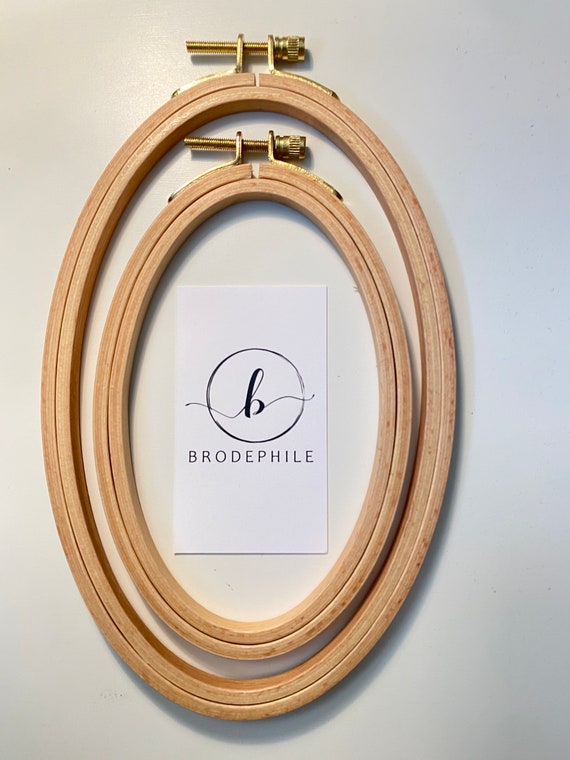Oval Embroidery Hoops beechwood hoop high quality Etsy