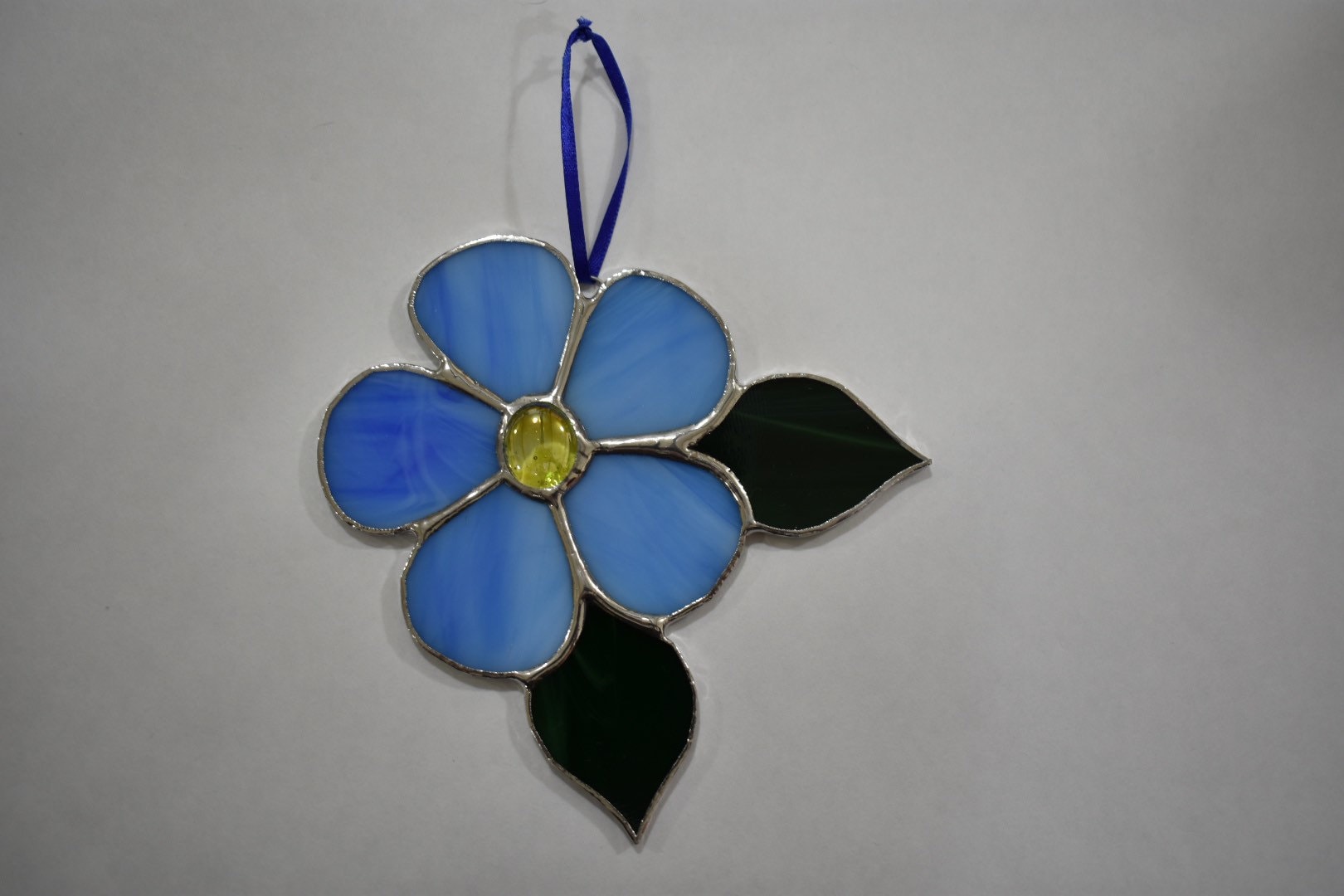 me not stain glass suncatcher Etsy