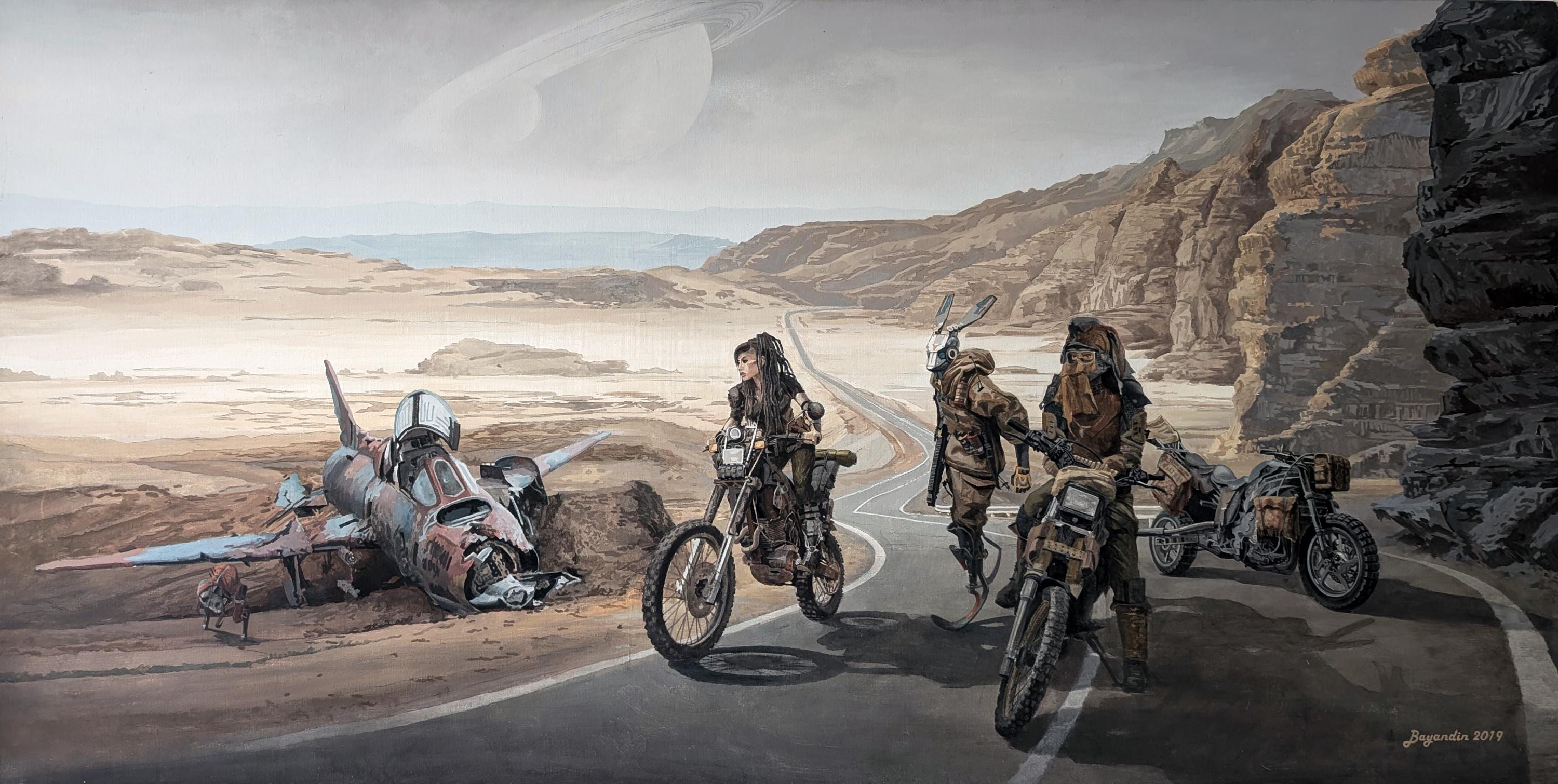 Mad Max: Fury Road - the Rock Riders. Steampunk Acrylic Painting on ...