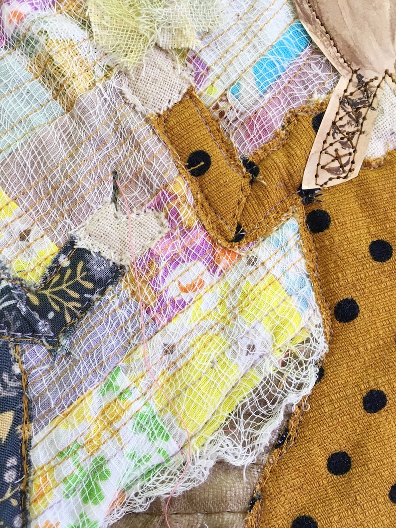 Quilted Wall Hanging Textile Wall Art Textile Wall Hanging Fabric Wall Art Poem Embroidered Wall