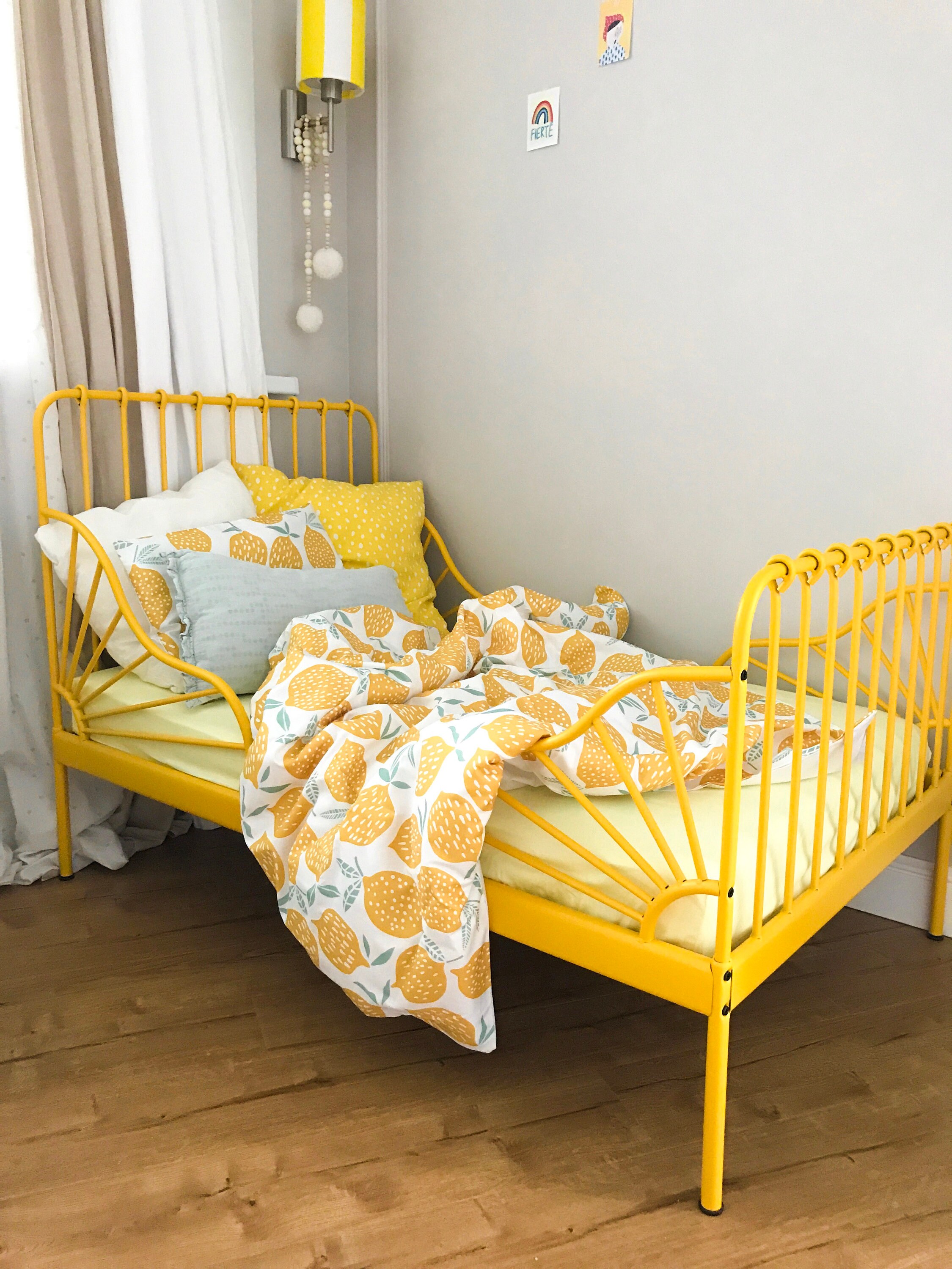 Lemon kids bedding set Fruit bedding set Lemon duvet cover Etsy