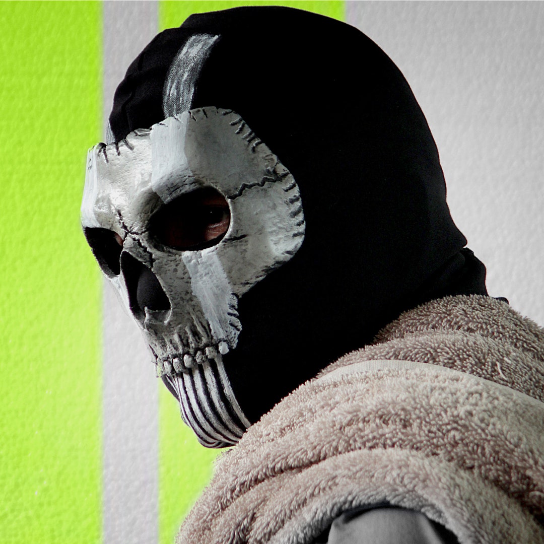 Ghost Mask With Balaclava Completely Handmade. Also -  UK