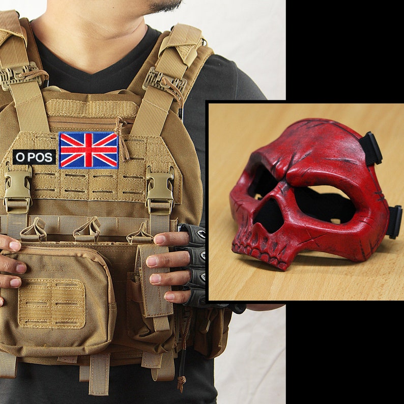 Gilet tactique JOHNNY SOAP COD Redmask + tacticvest