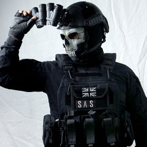 MWII Cosplay Tactical Ghost Mask, COD, Airsoft, Filme, Anime, 2022