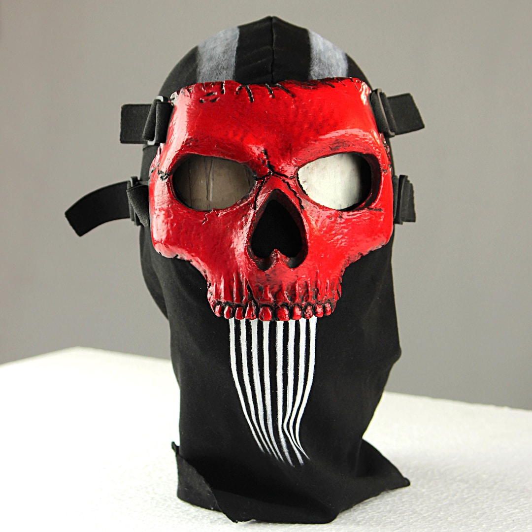 Ghost Mask RED - Etsy, image size:1080x1080