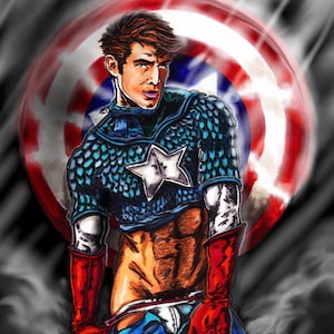 Captain America free pdf pattern - LayDIY