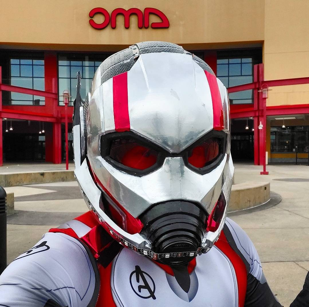 3d Printed ANTMAN QUANTUM MANIA Helmet Avengers Marvel Cosplay