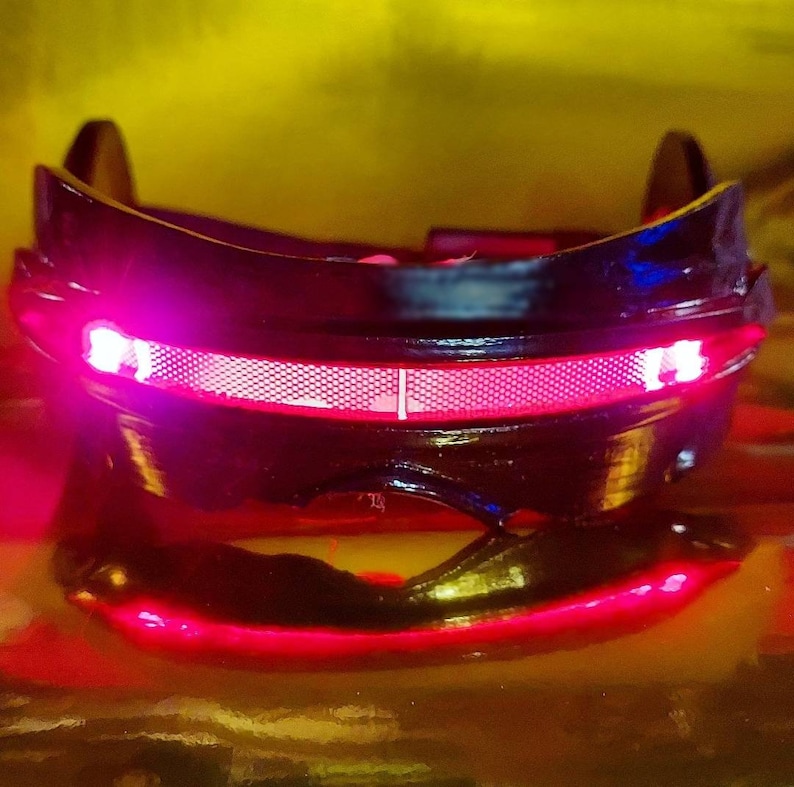 CYCLOPS XMEN 90S Face MASK Visor Cosplay Accessory Black Color Etsy