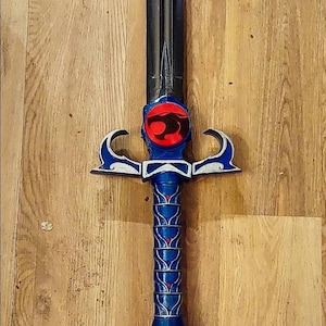 THUNDERCATS SWORD of OMENS Cosplay 3d Printed and finished Lionos Sword