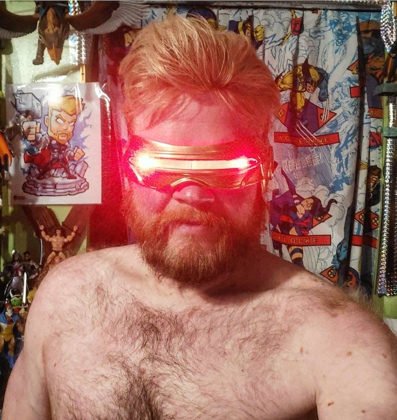 CYCLOPS XMEN 90S Face MASK Visor Cosplay Accessory Reenactment Etsy