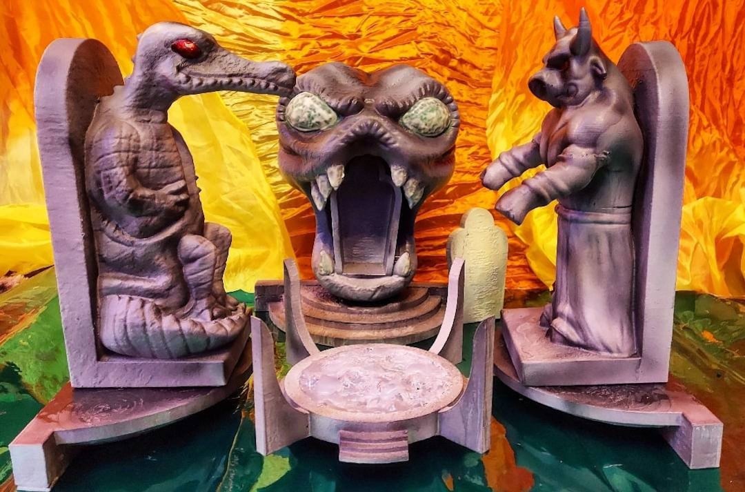 3D Printed Thundercats Mumm-ra’s Tomb Fortress Playset Glow in Dark ...