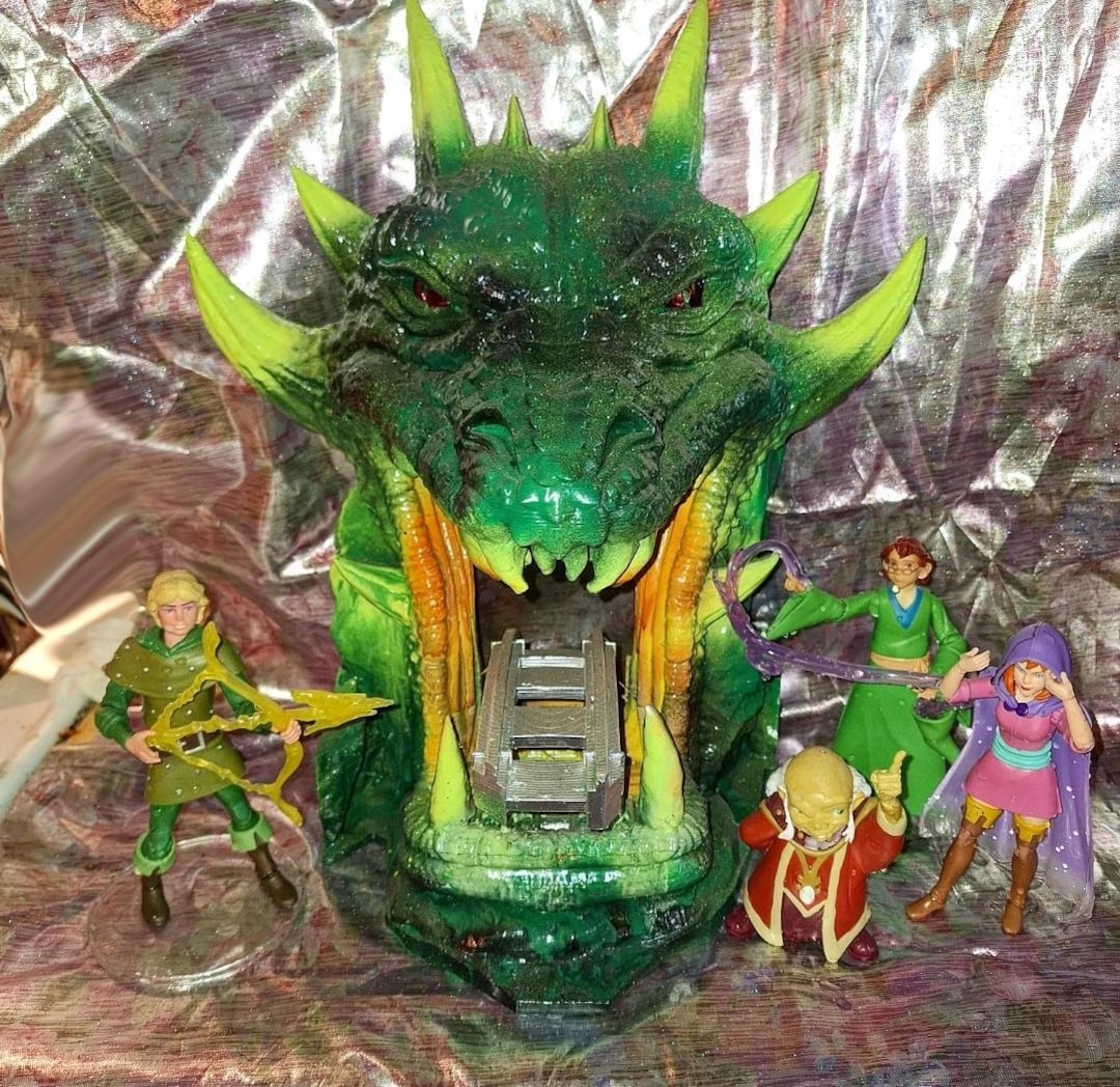 3D Printed Thundercats Mumm-ra’s Tomb Fortress Playset Glow in Dark ...