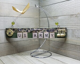 Personalized Army Sign, Custom Army Name Decor, Army Wall Art, Military Appreciation Gift, Gifts for Army Relative, Gifts for Army Friend