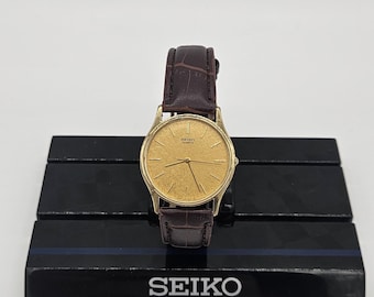Rare and Unique 1983 Gold Tone Seiko Quartz Watch 7431-7009 - Etsy
