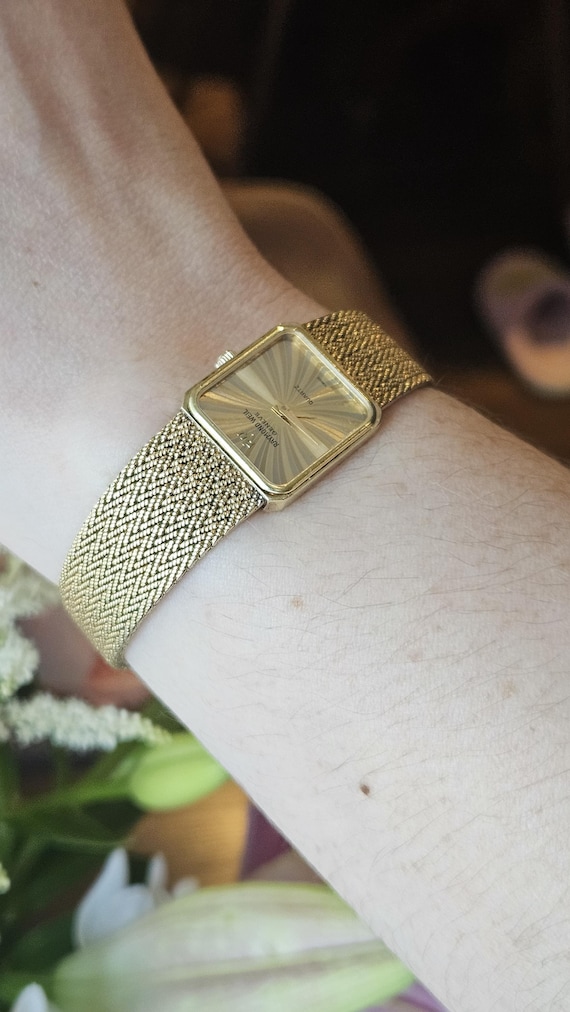 RAYMOND WEIL ゴールド Mens Raymond Weil gold watch 18 kt Electroplated, Case And