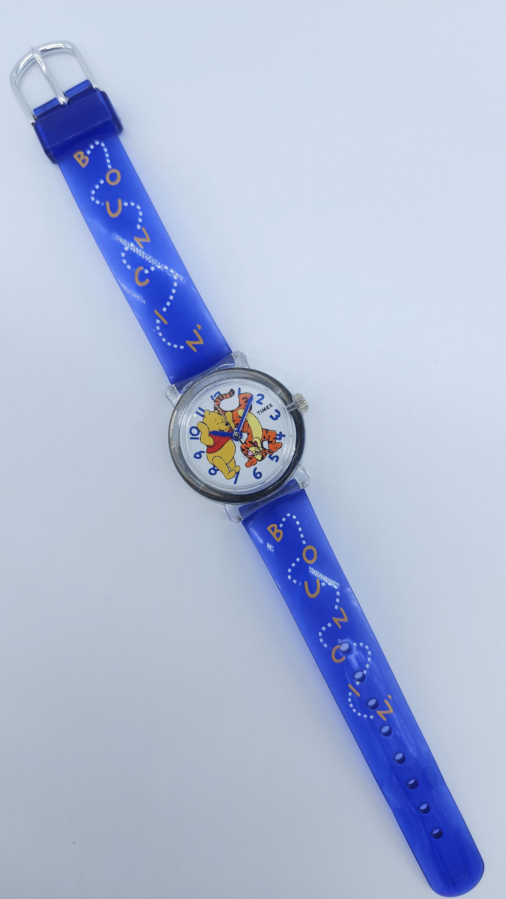 タイメックス リワインド キッズ くまのプーさん ティガー ブルー